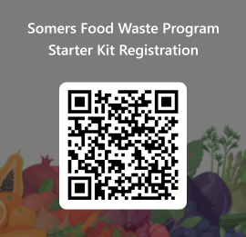QRCode for Somers Food Waste Program Starter Kit Registration